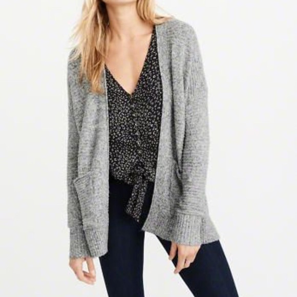 Easy Cardigan Marled Grey 